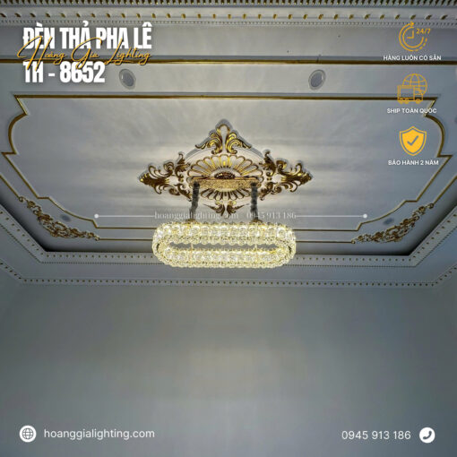 Đèn thả pha lê TH-8652