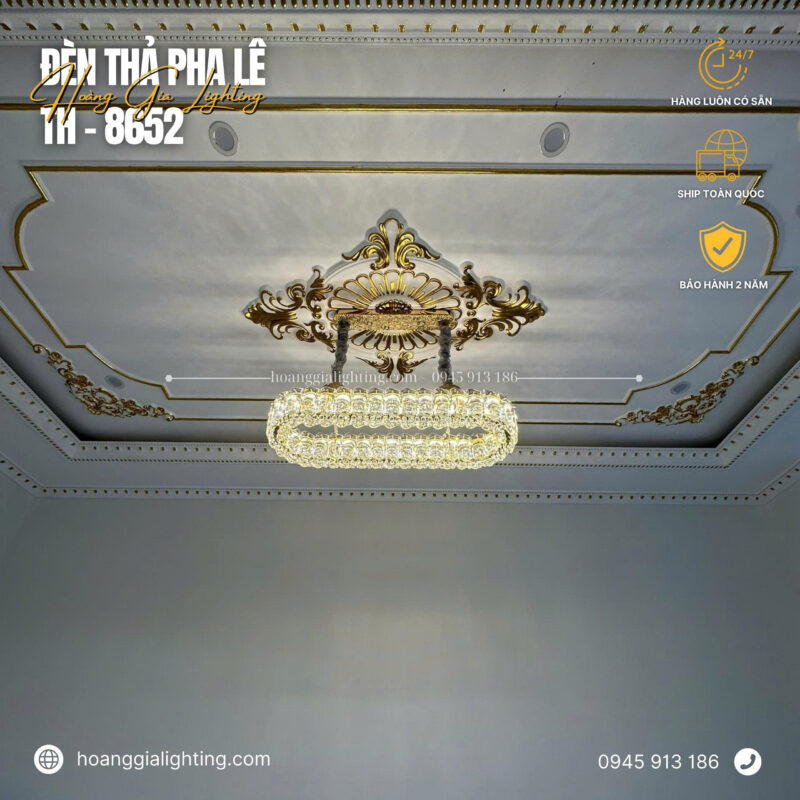 Đèn thả pha lê TH-8652