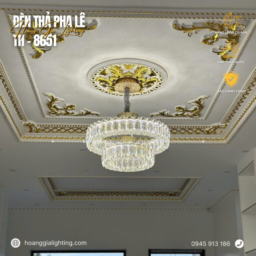 Đèn thả pha lê TH-8651