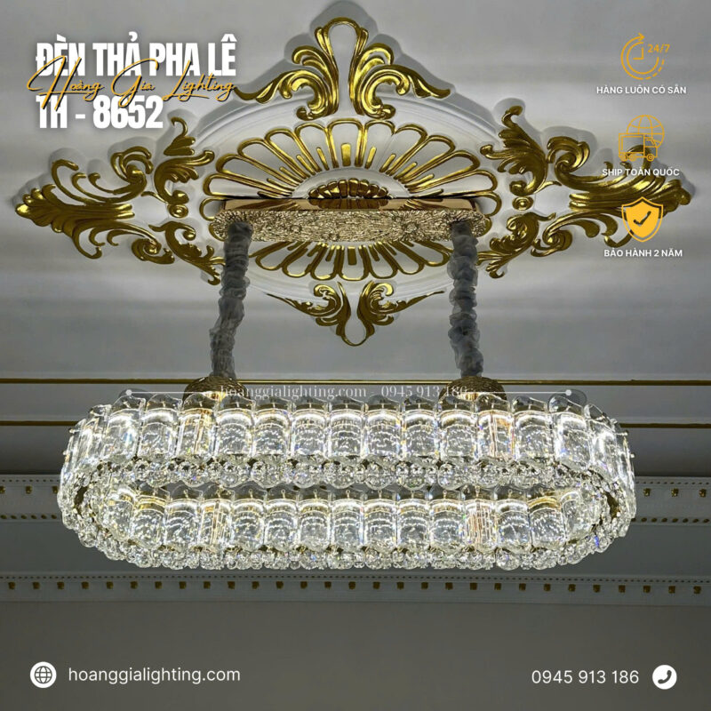 Đèn thả pha lê TH-8652