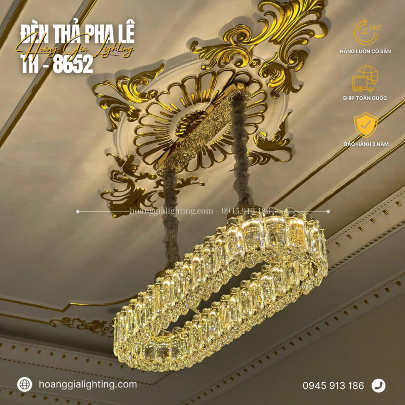 Đèn thả pha lê TH-8652