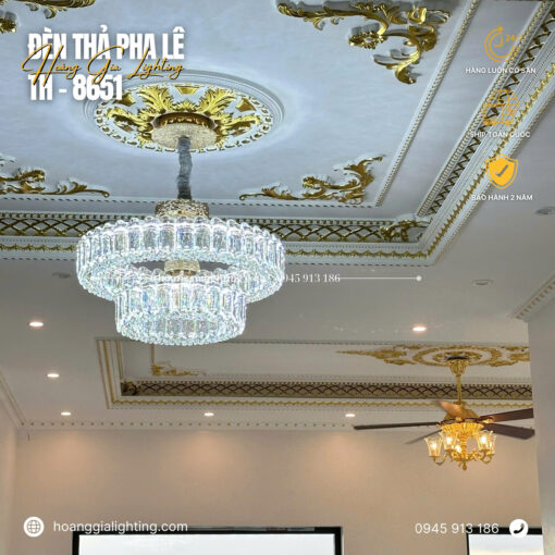 Đèn thả pha lê TH-8651