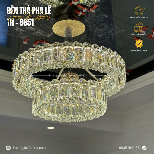 Đèn thả pha lê TH-8651