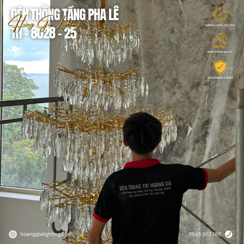 Đèn thả thông tầng TH-8028-25