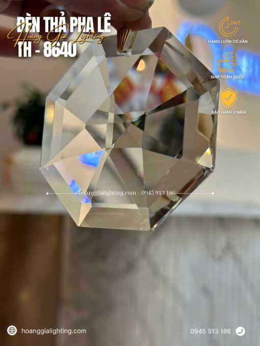 Đèn thả pha lê TH-8640