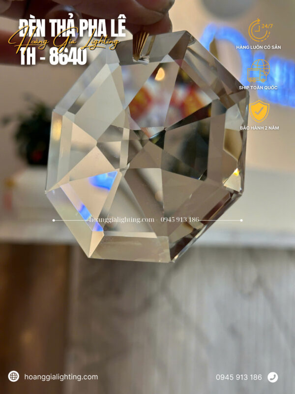 Đèn thả pha lê TH-8640