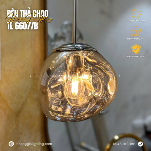 Đèn thả chao TL 6607/B KHÓI