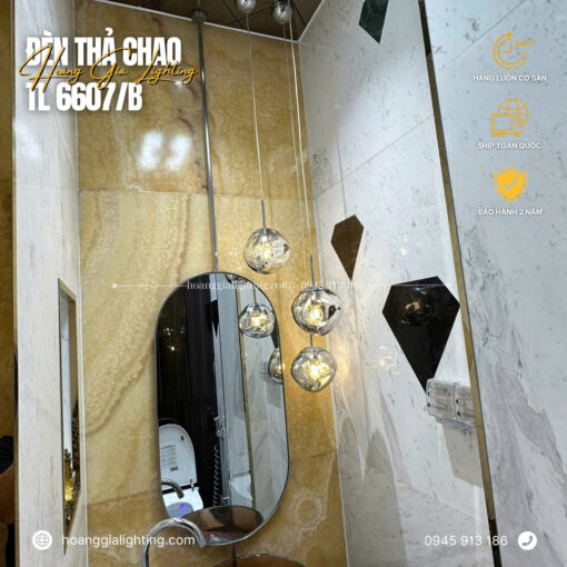 Đèn thả chao TL 6607/B KHÓI