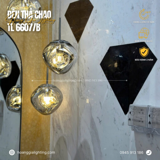 Đèn thả chao TL 6607/B KHÓI