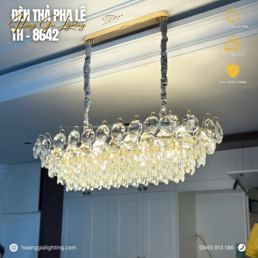 Đèn thả pha lê TH-8642