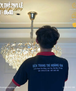 Đèn thả pha lê TH-8640