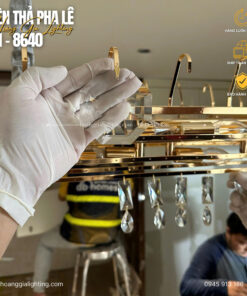 Đèn thả pha lê TH-8640