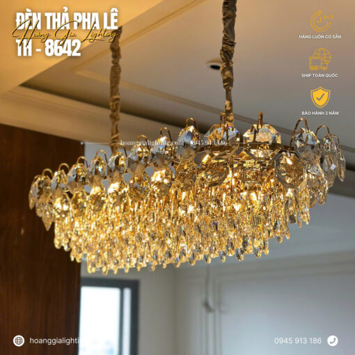 Đèn thả pha lê TH-8642