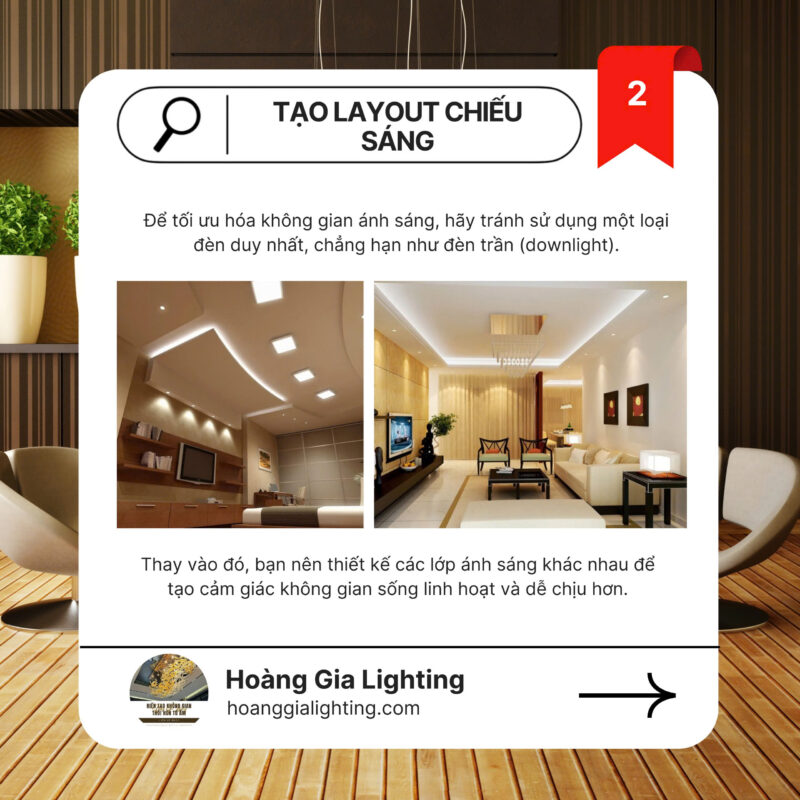 chiếu sáng phòng khách