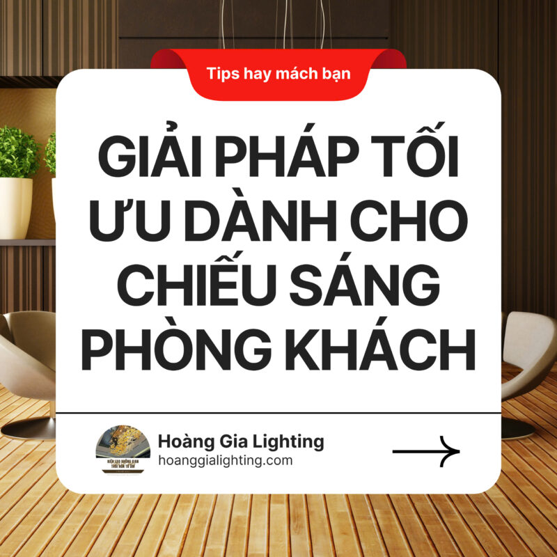 chiếu sáng phòng khách