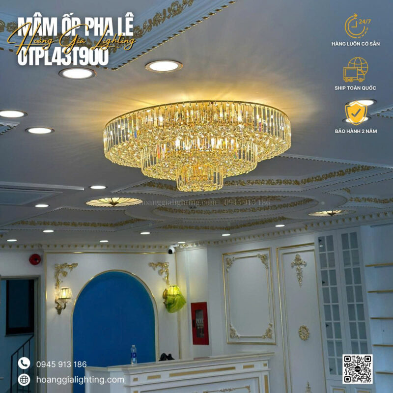 Đèn mâm pha lê OTPL43T900
