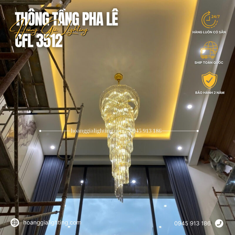 Đèn thả thông tầng