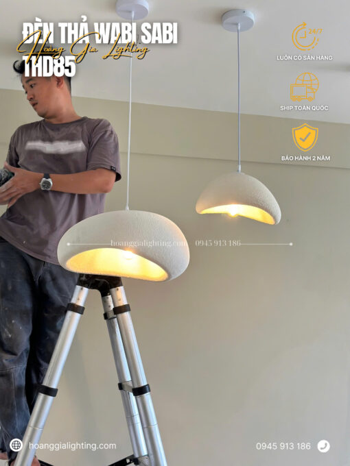Đèn thả Wabi Sabi THD85 phong cách Nhật Bản