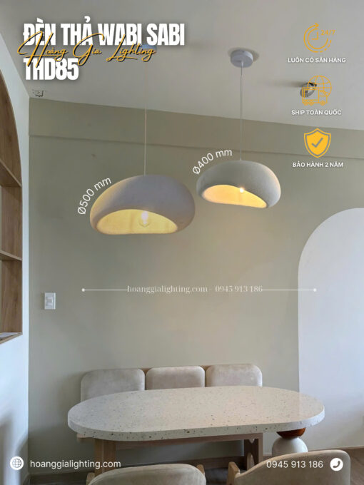Đèn thả Wabi Sabi THD85 phong cách Nhật Bản