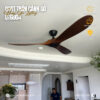 Quạt trần cánh gỗ QT6004