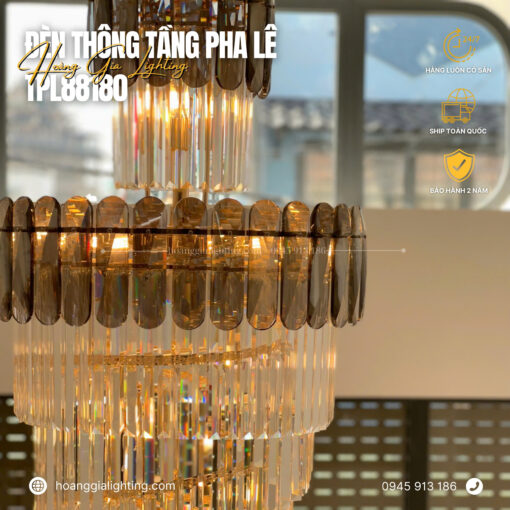 Đèn thông tầng pha lê TPL88180