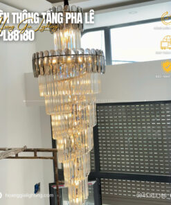 Đèn thông tầng pha lê TPL88180
