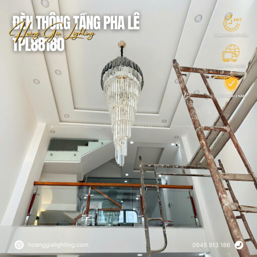 Đèn thông tầng pha lê TPL88180