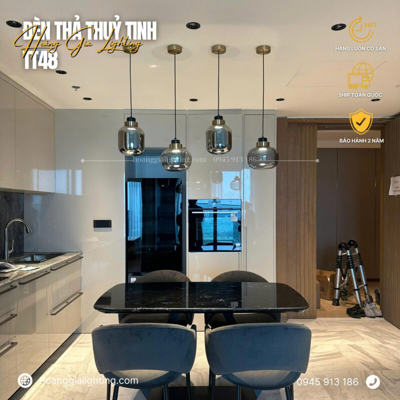 Đèn thả thủy tinh TT48