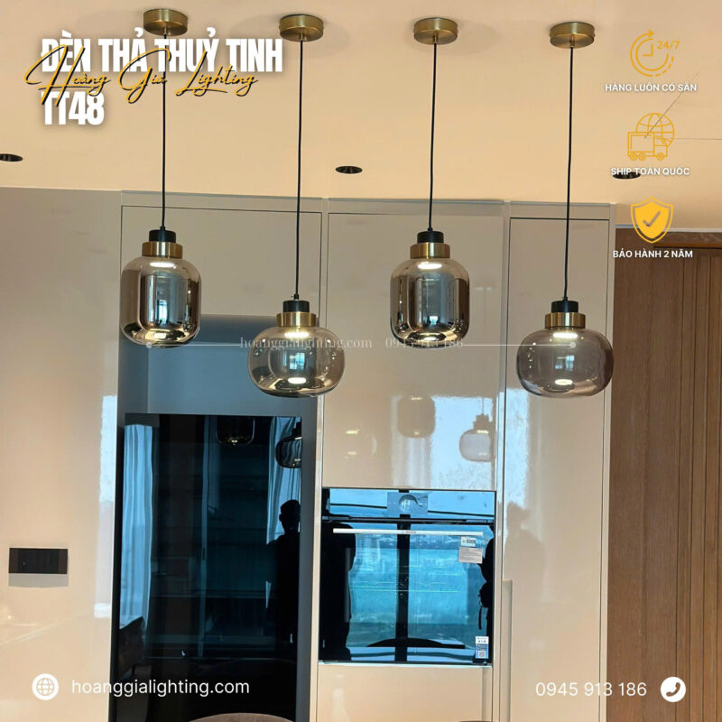 Đèn thả thủy tinh TT48
