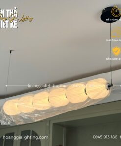 Đèn thả bàn ăn phong cách JAPANDI