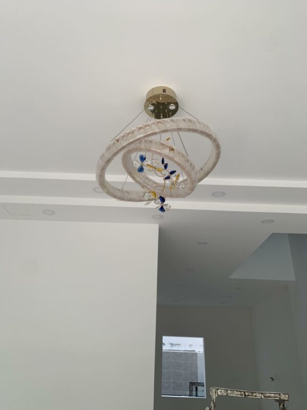 đèn trang trí nội thất của mọi nhà Đèn thả pha lê Code: 8818/800+500