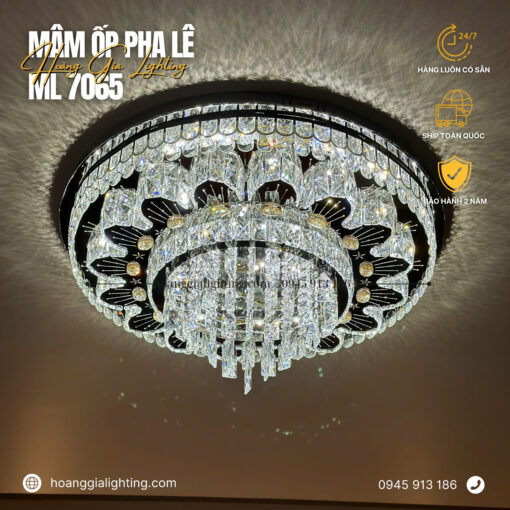 Đèn mâm pha lê ML 7065