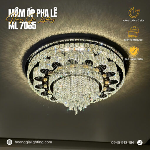 Đèn mâm pha lê ML 7065