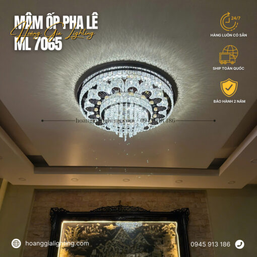 Đèn mâm pha lê ML 7065