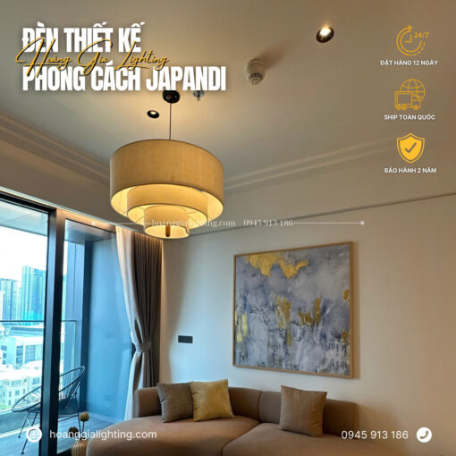 Đèn thả phong cách JAPANDI