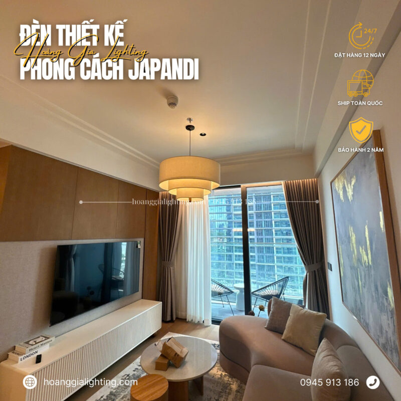 Đèn thả phong cách JAPANDI