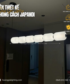 Đèn thả bàn ăn phong cách JAPANDI