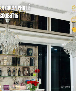 Đèn chùm pha lê nến DC0088T15