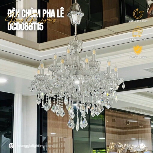 Đèn chùm pha lê nến DC0088T15