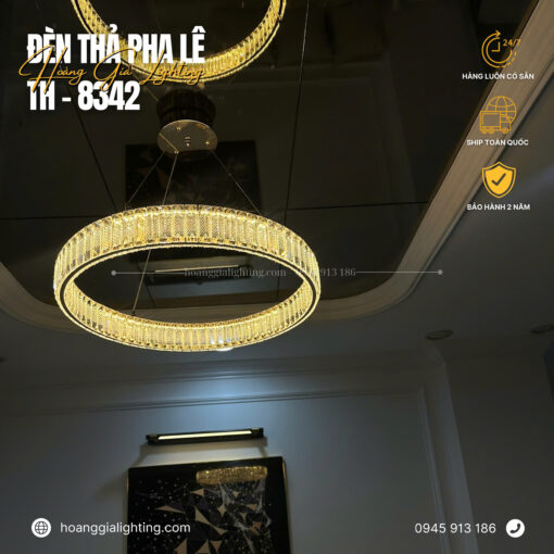 Đèn thả pha lê TH-8342