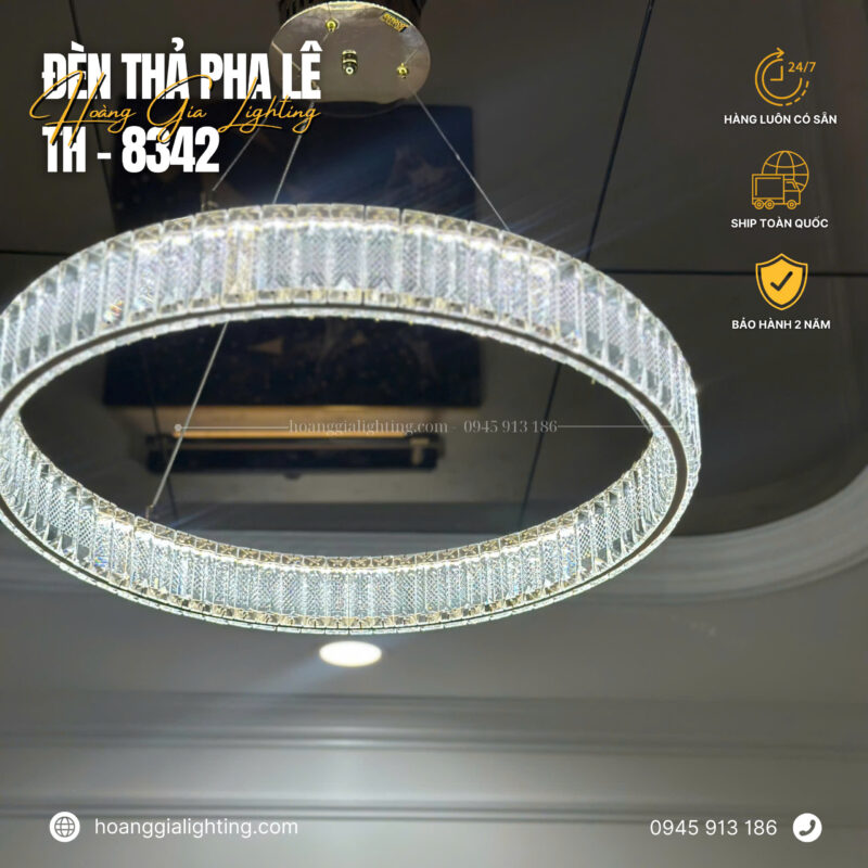 đèn trang trí nội thất của mọi nhà Đèn thả pha lê TH-8342