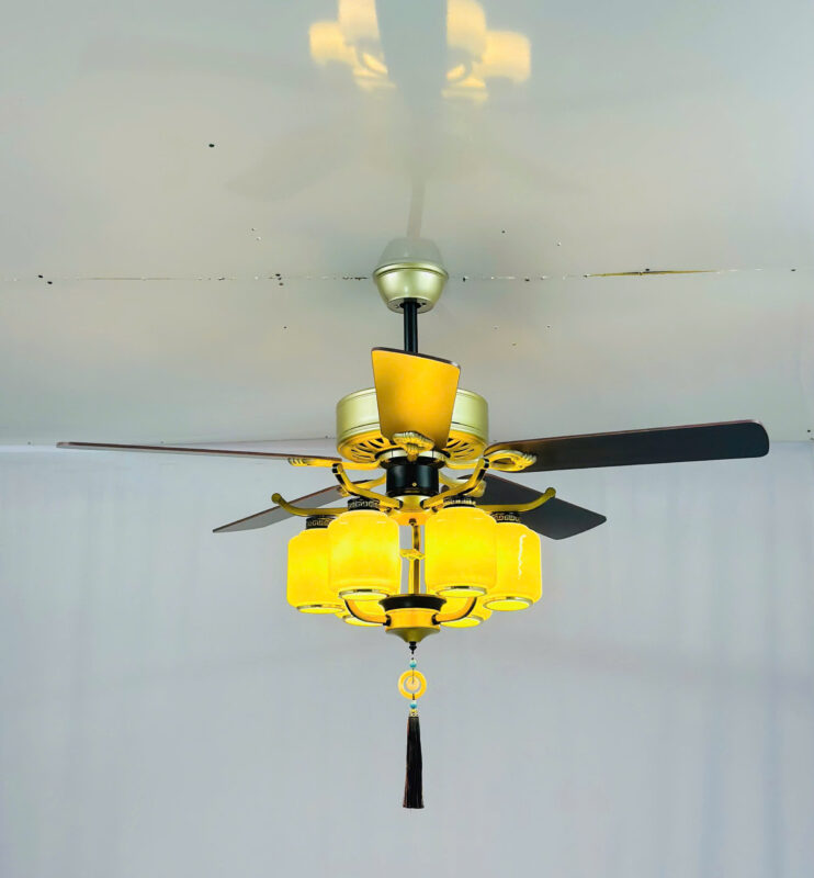 Quạt trần cánh gỗ QT74