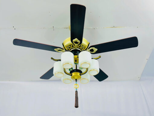 Quạt trần cánh gỗ QT74