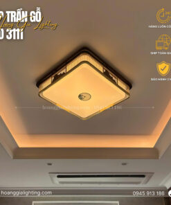 Đèn ốp trần gỗ OĐ 3111