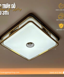 Đèn ốp trần gỗ OĐ 3111