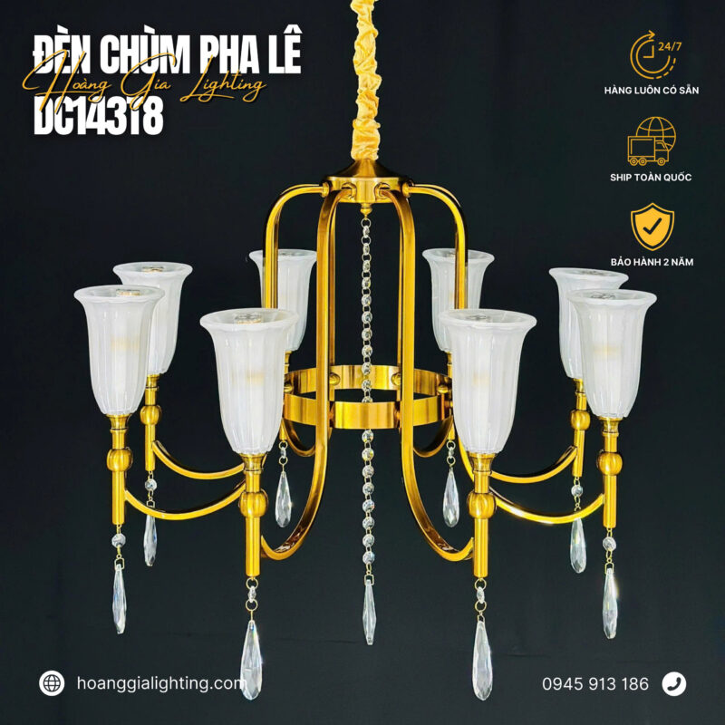 Đèn chùm hiện đại DC143T8