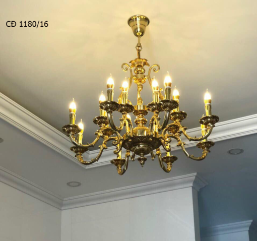 Đèn chùm đồng CĐ 1180/16