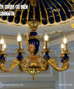 Đèn chùm đồng DC6066T8