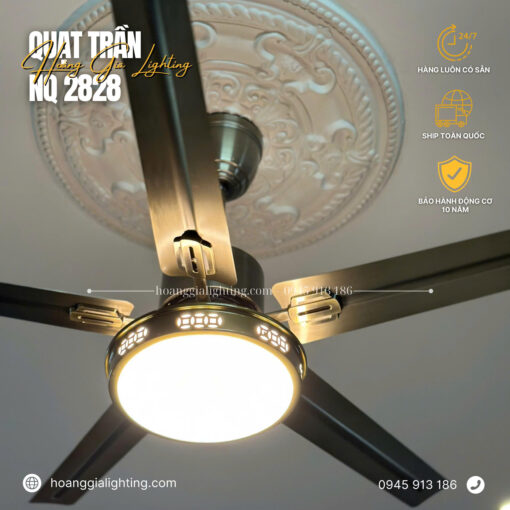 Quạt trần 5 cánh kim loại NQ-2828