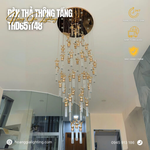 Đèn thả thông tầng THD651T48